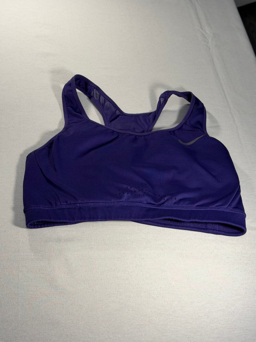 Nike Dri-FIT Purple Racerback Sports Bra Medium M